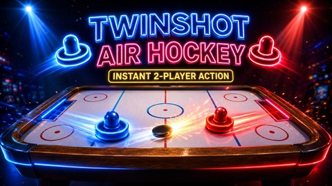 Twinshot Air Hockey: Instant 2-Player Action