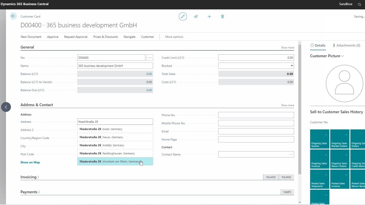 Snapshot 4 of 365 business Address Validation