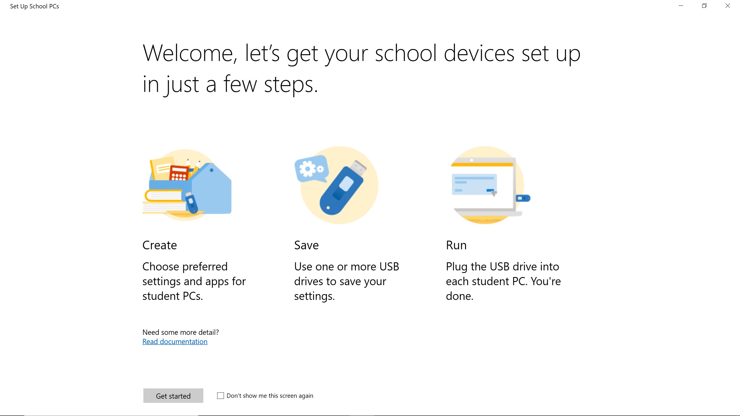 Use Set up School PCs app - Windows Education