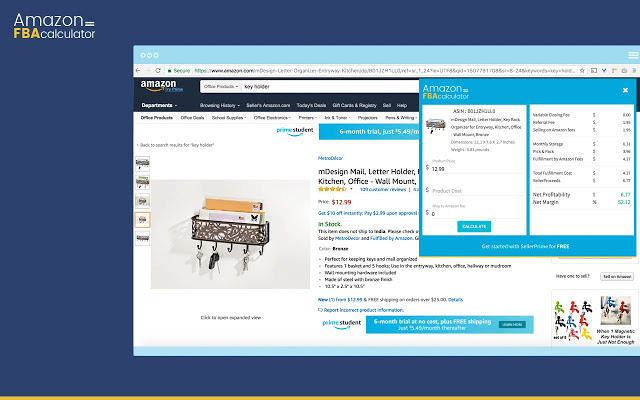 FBA calculator for Amazon Sellers : SellerApp