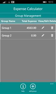 Expense Calculator screenshot 1