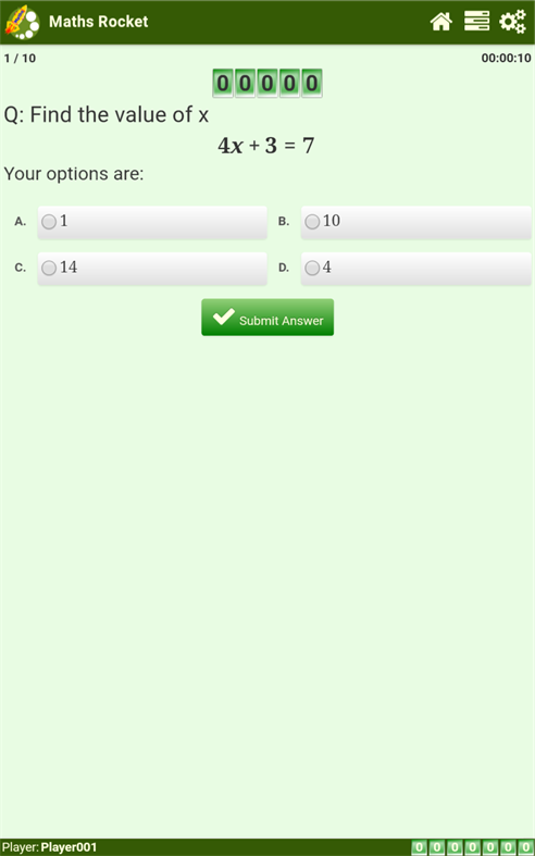 #5. Maths Rocket (Windows) Podle: iPoise
