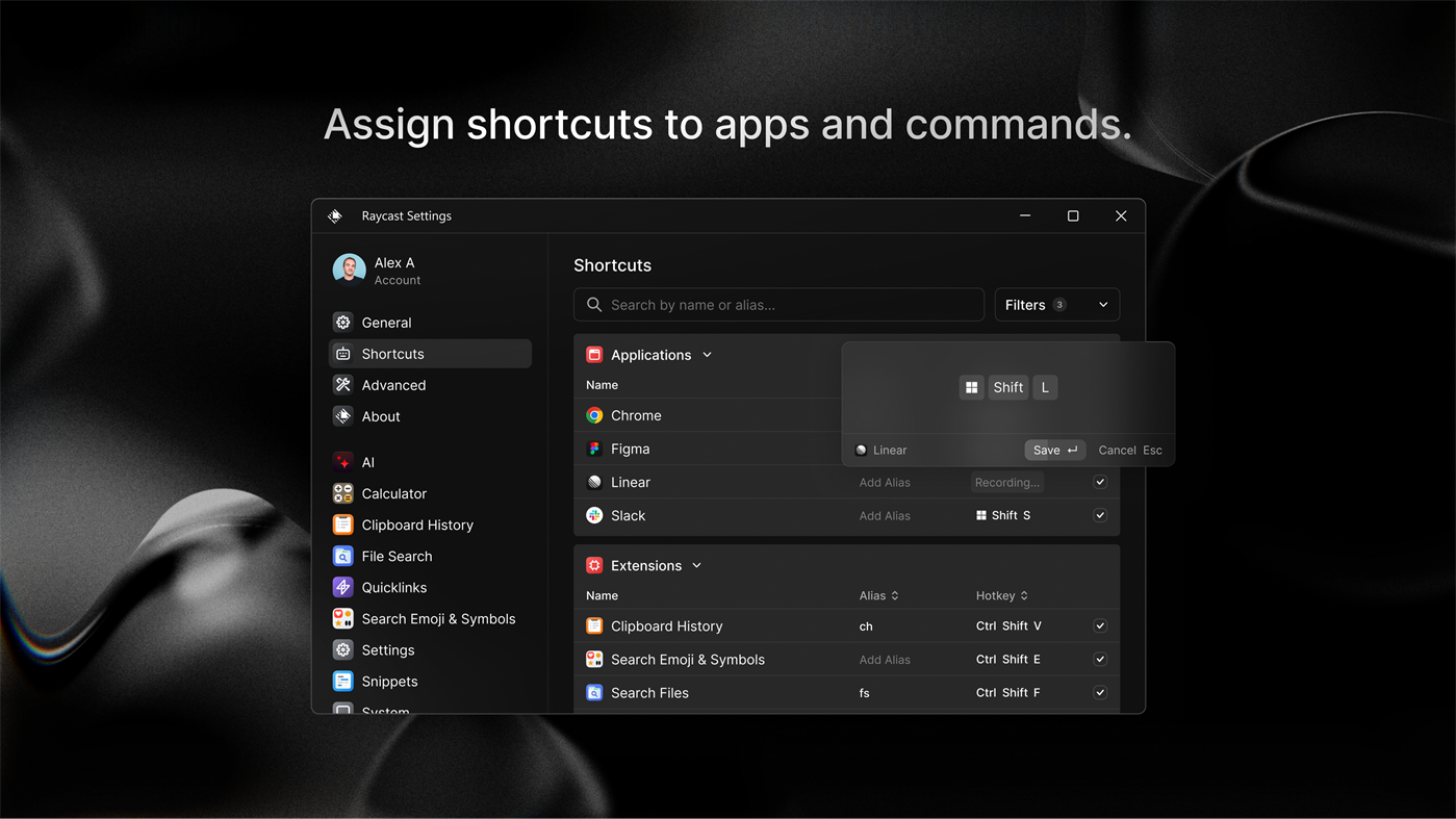 #9. Raycast (Windows) By: Raycast Technologies Ltd.