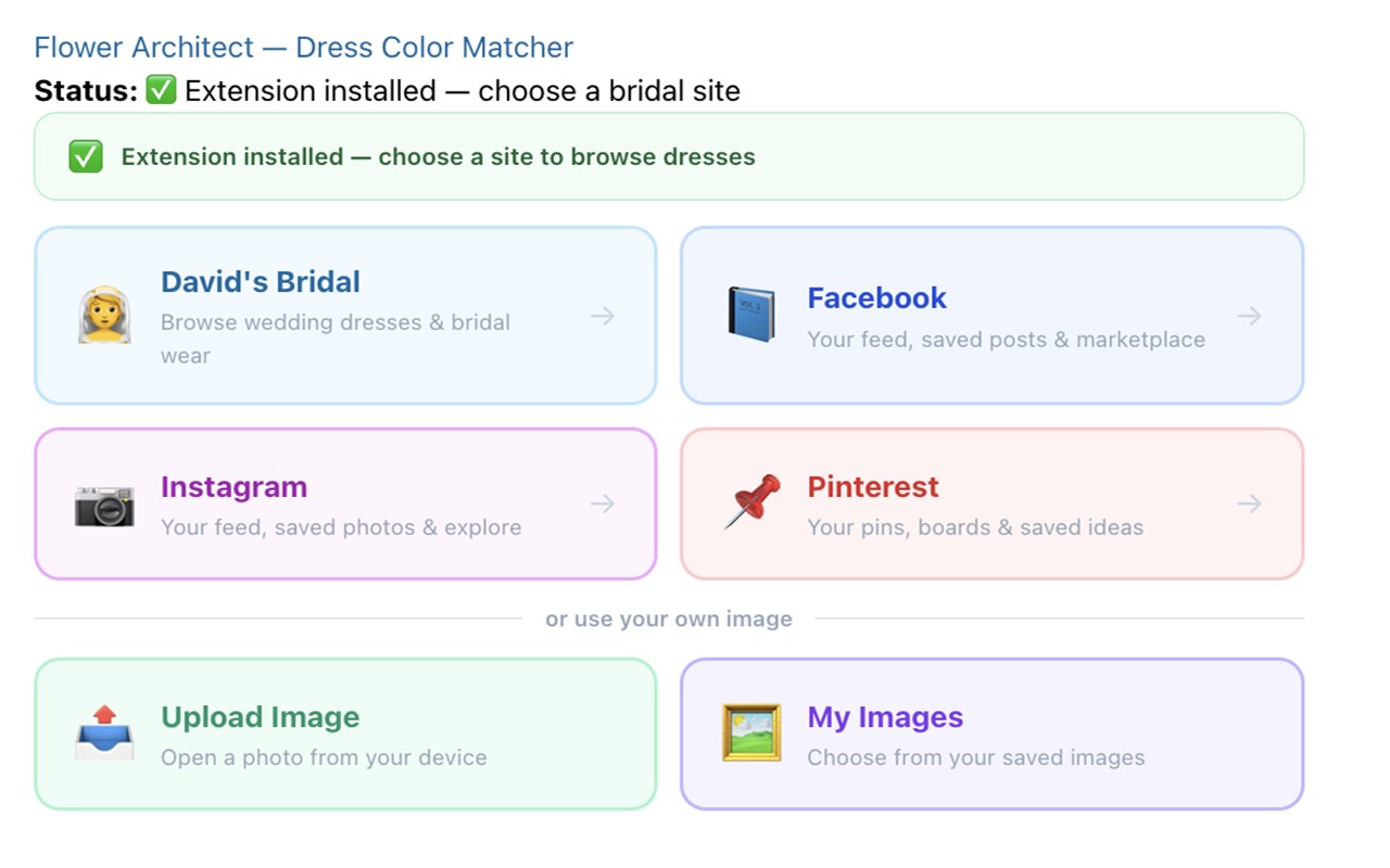 FlowerArchitect Dress Capture