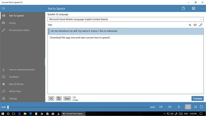 text to speech for windows 7