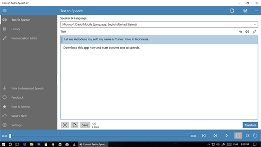 Convert Text to Speech for Windows 10 PC Free Download - Best Windows