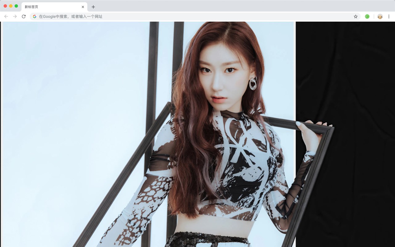 ITZY Chaeryeong theme 4K wallpaper HomePage