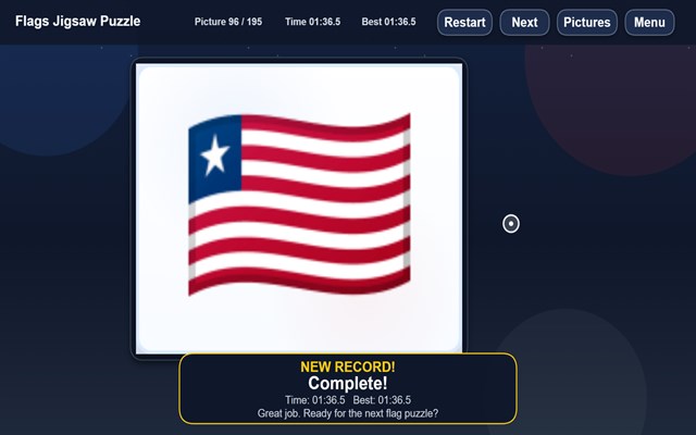 Flags Jigsaw Puzzle APG screenshot 1