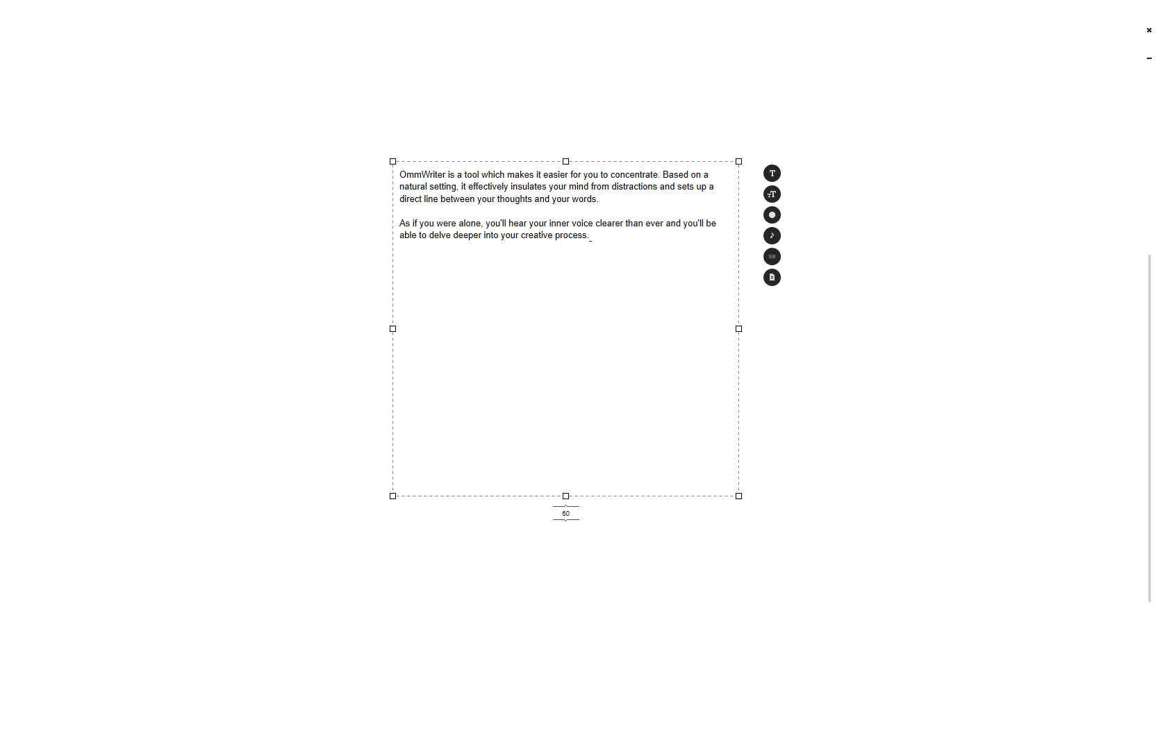 OmmWriter screenshot