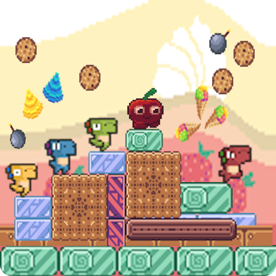 Strawberry and Dino: Fun in Candyland