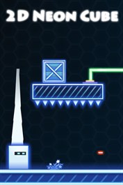 2D Neon Cube