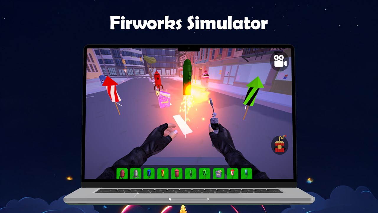 Fireworks Simulator 3D screenshot 1