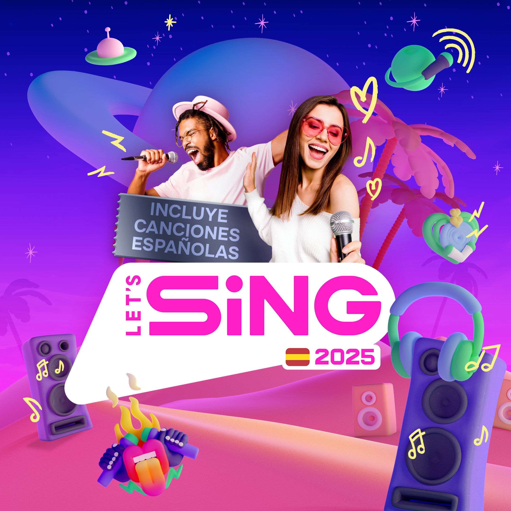 Let's Sing 2025 con éxitos de España - Platinum Edition