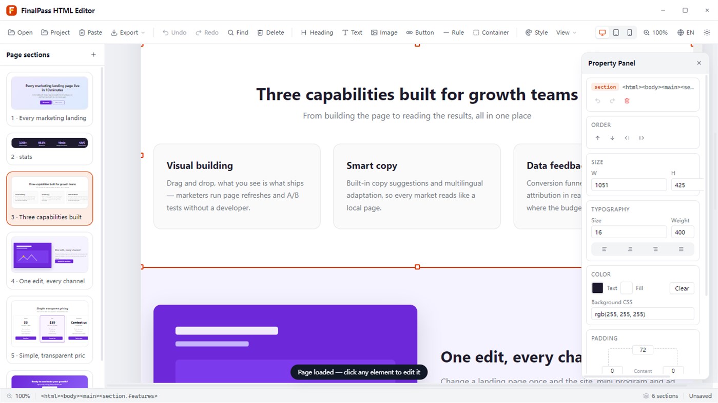 #2. FinalPass HTML Editor (Windows) بواسطة: ZeroVerge