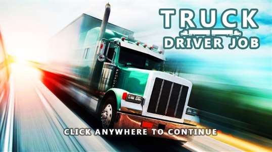 Truck Driver Job Pro screenshot 1