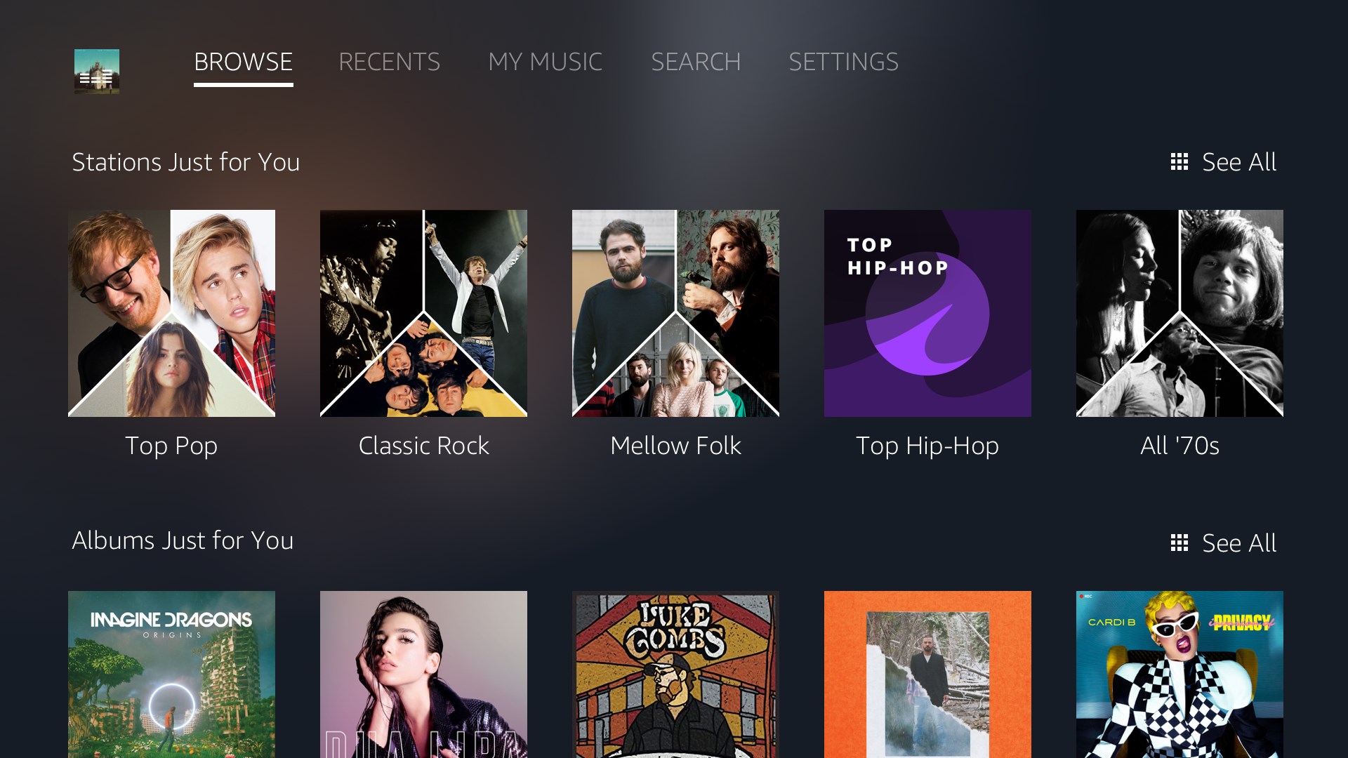 amazon music xbox app