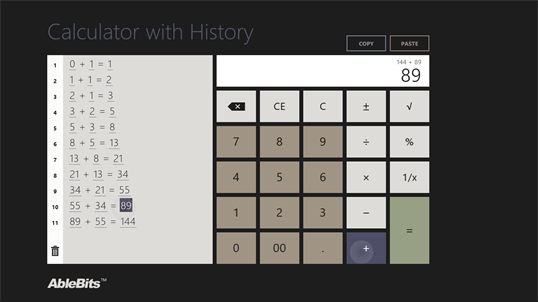 Calculator with History screenshot 2