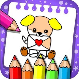 Easy Coloring Valentine Game