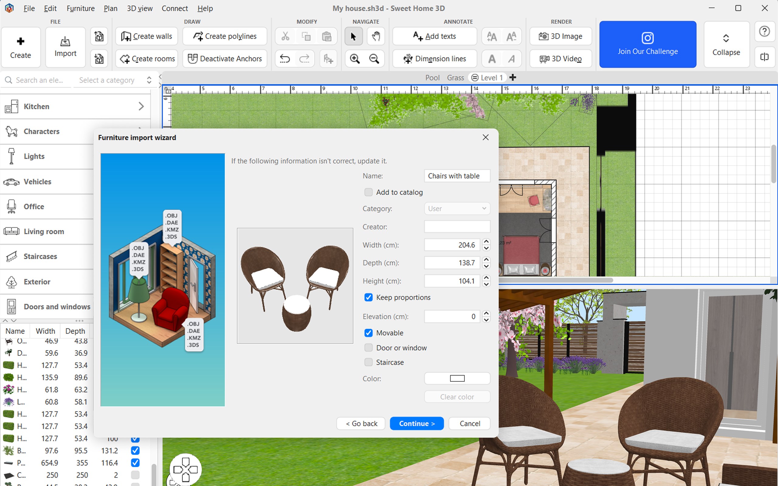 Sweet Home 3D: Interior Design & Home Planner screenshot