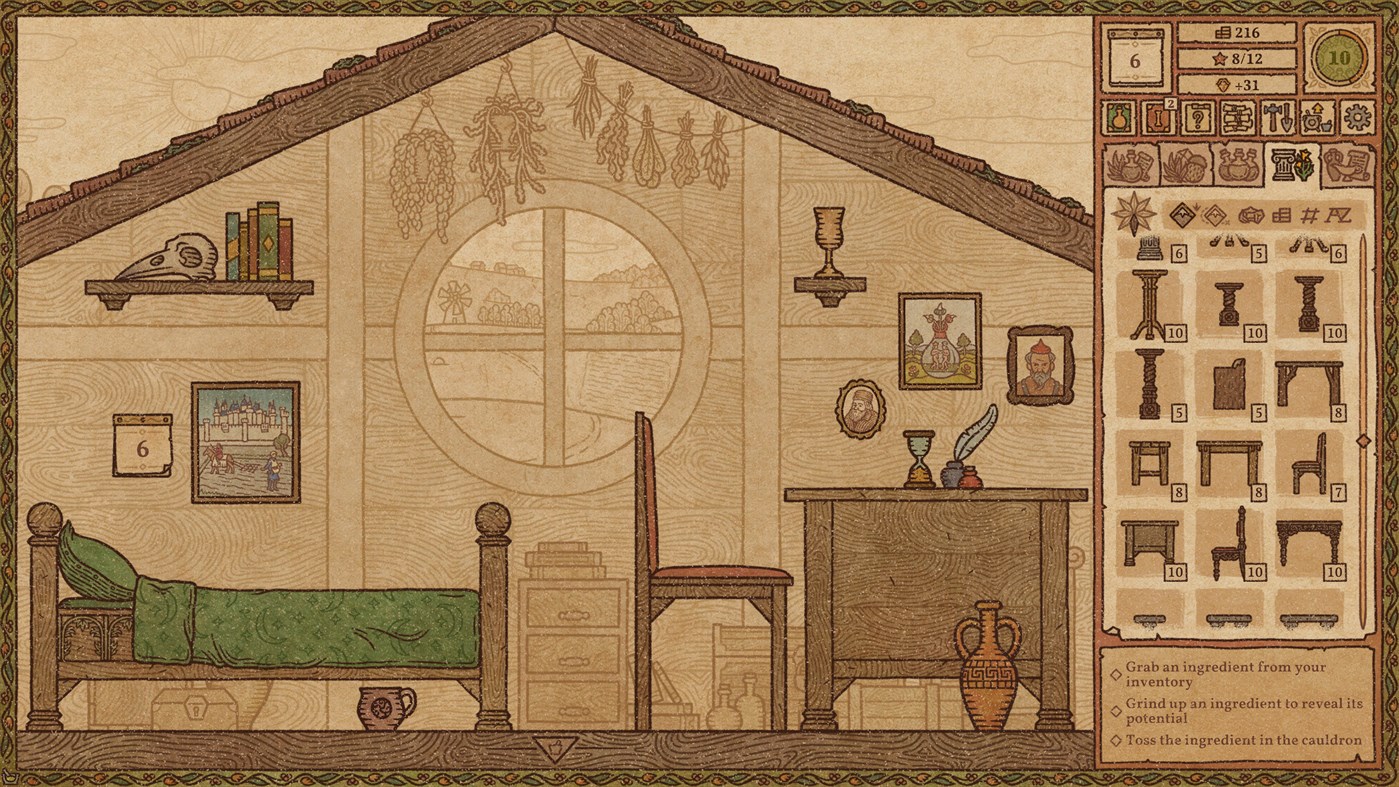 #10. Potion Craft: Alchemist Simulator (Windows) De: tinyBuild