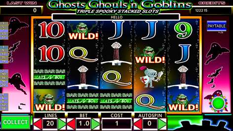 Ghost Ghouls and Goblin Video Slots Screenshots 1