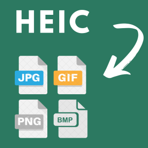 HEIC to JPEG, GIF, PNG and BMP Converter