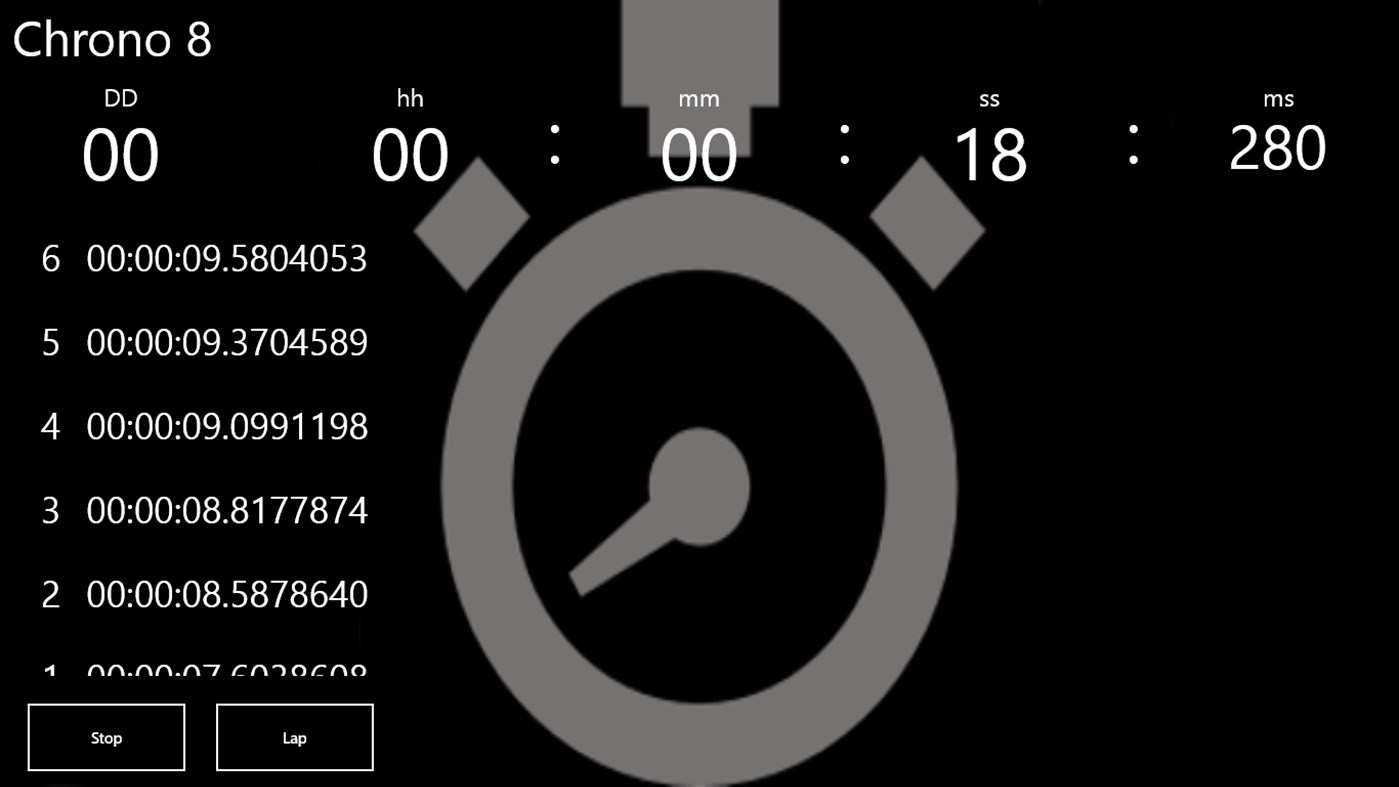 #4. Chrono 8 (Windows) 由: FromPineSoft