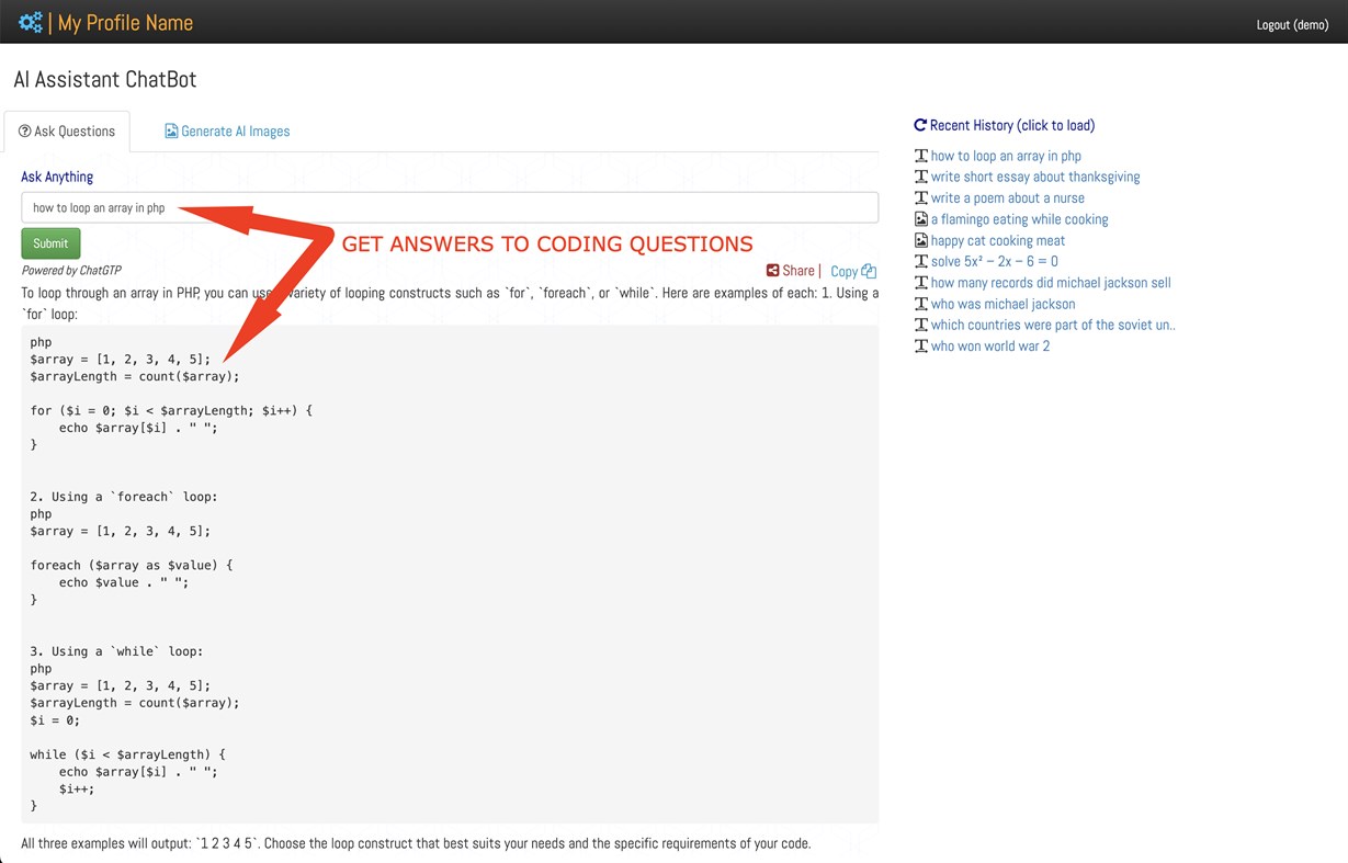 #5. AI Chatbot Assistant (Windows) Με: IW Technologies LLC