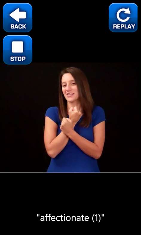 ASL Dictionary HD American Sign Language Screenshots 2