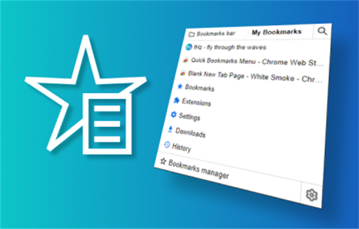 Quick Bookmarks Menu