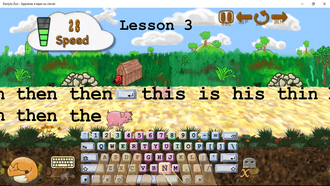 #1. Animal Typing - Learn to touch type (Windows) Podle: Corentin Faucher