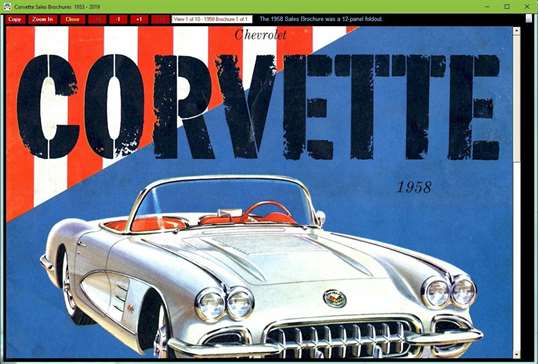 Corvette Sales Brochures 1953-2019 screenshot 2