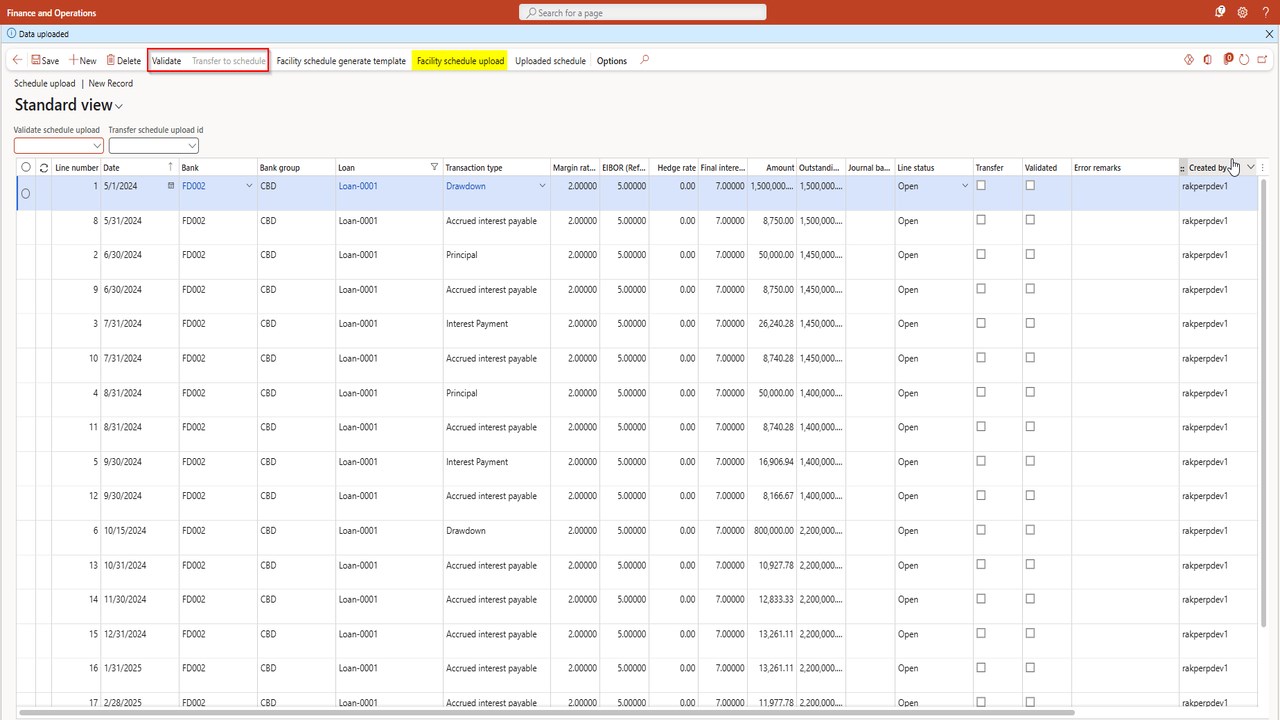 Snapshot 4 of Treasury Management for D365 Finance & Supply Chain