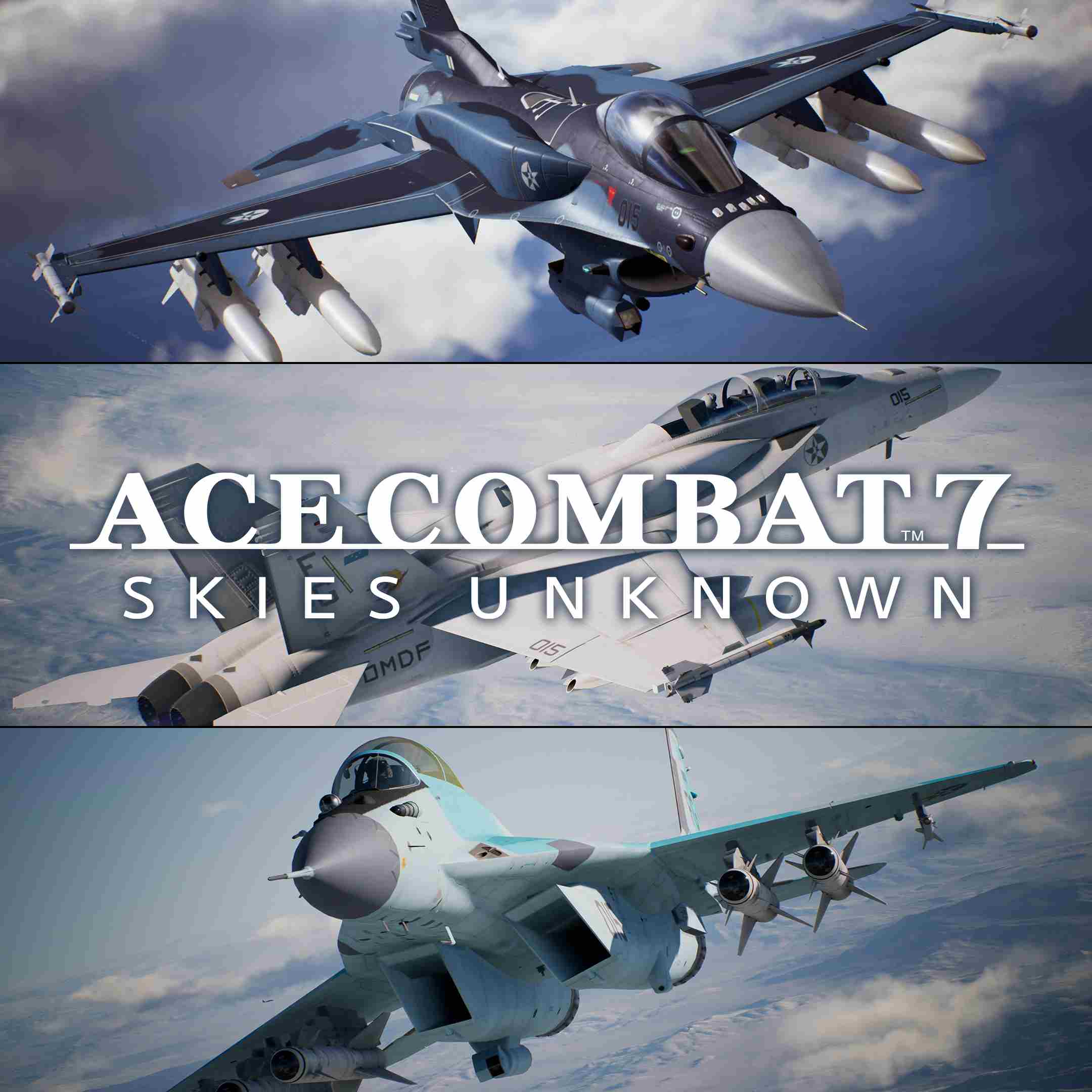 ACE COMBAT™ 7: SKIES UNKNOWN - DLC de 25 Anos - Série de Aeronaves de Última Geração - Conjunto
