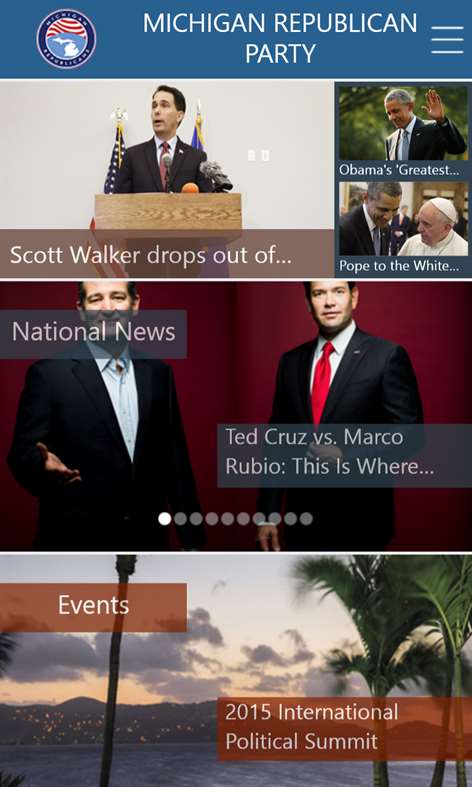 Michigan Republican Party Screenshots 1