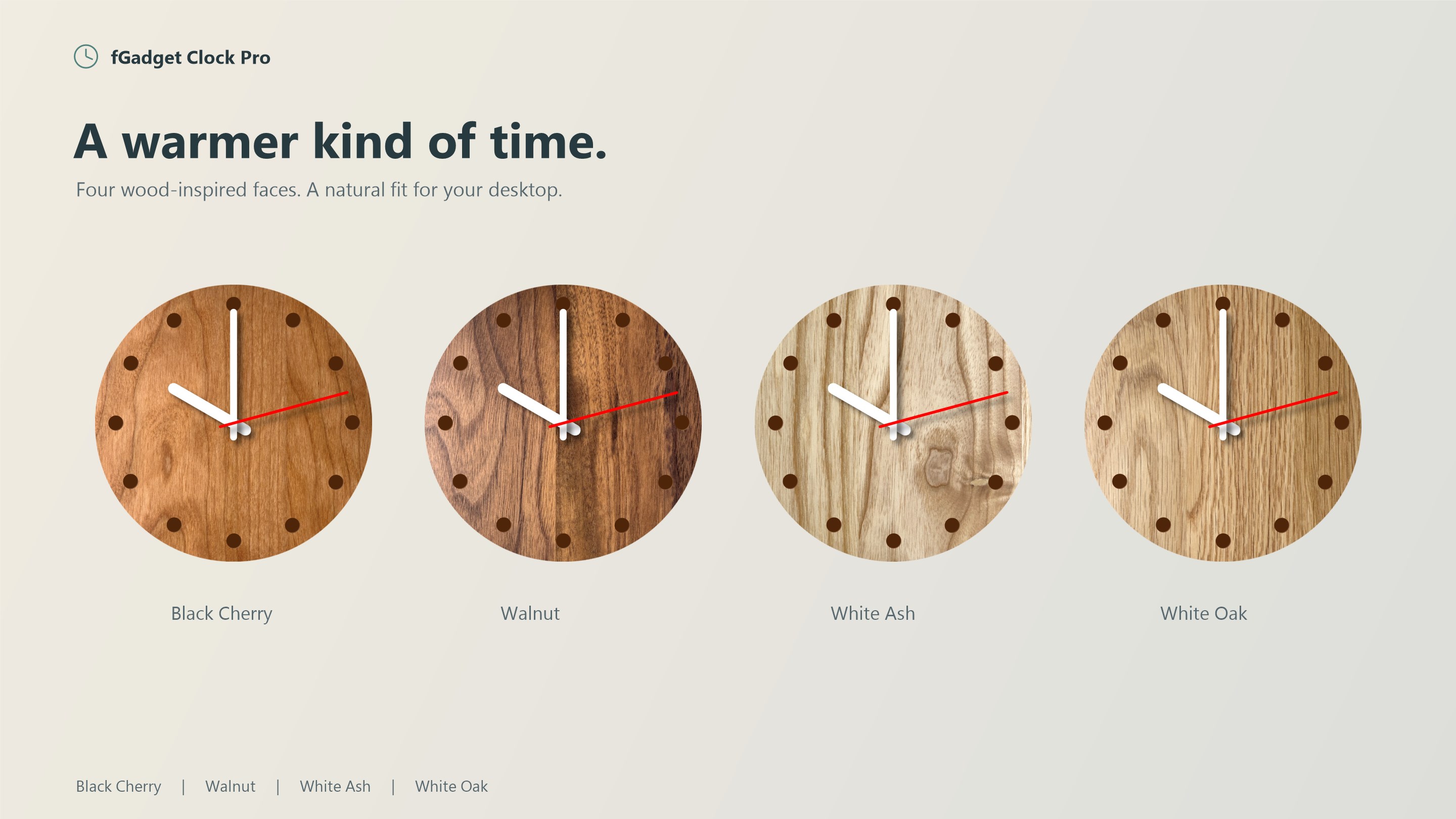 fGadget Clock Pro: Analog World Clock Desktop Widget screenshot