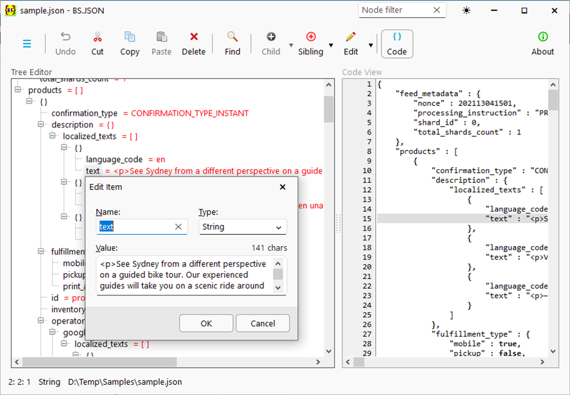 #3. BS.JSON (Windows) De: Broto Suseno