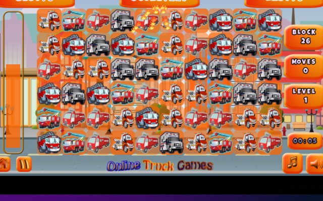 Emergency Trucks Match 3 Game
