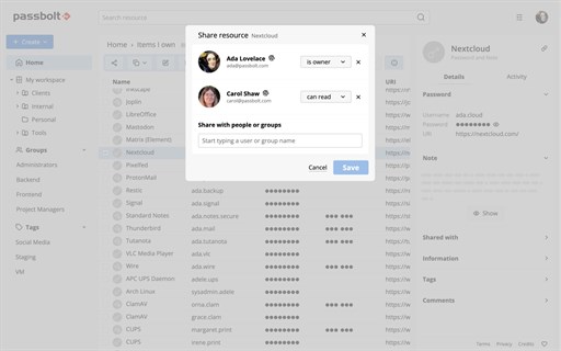 Passbolt - Open Source Password Manager for Teams