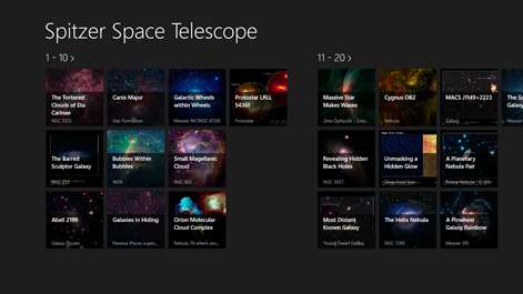 Spitzer Space Telescope Screenshots 1