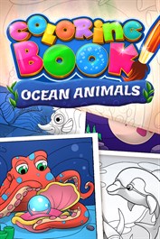 Coloring Book: Ocean Animals