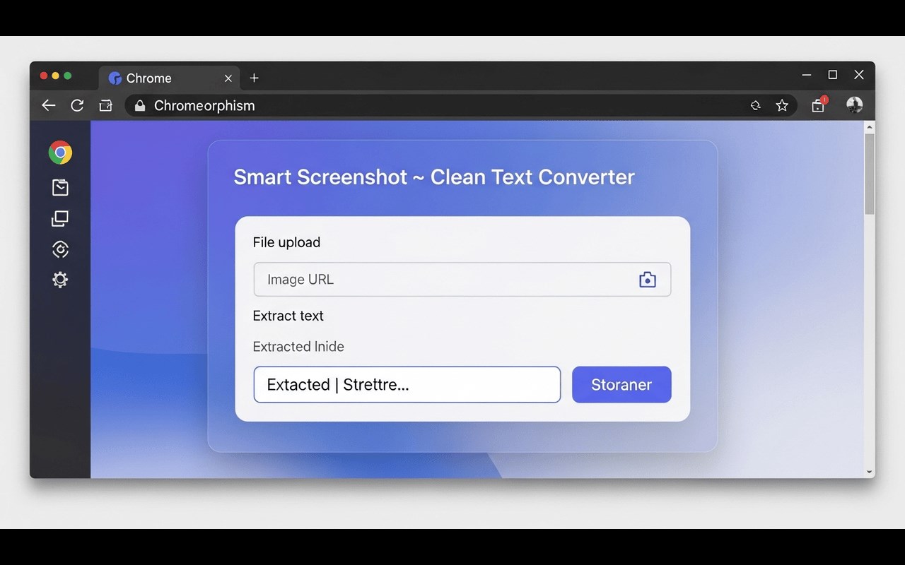 Smart Screenshot → Clean Text Converter