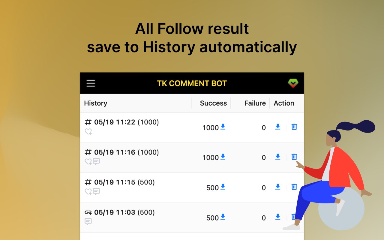 TK Follow Bot - TT Automation Tool