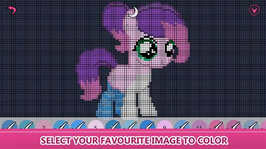 Little Pony Color by Number - Pixel Art No.Color screenshot 3