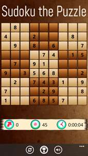 Sudoku the Puzzle screenshot 1