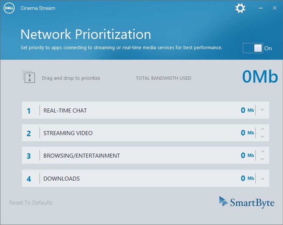 #2. SmartByte (Windows) 由: Rivet Networks LLC
