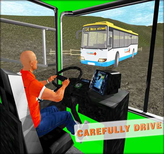 Tourist Bus Offroad Driving 3D screenshot 6