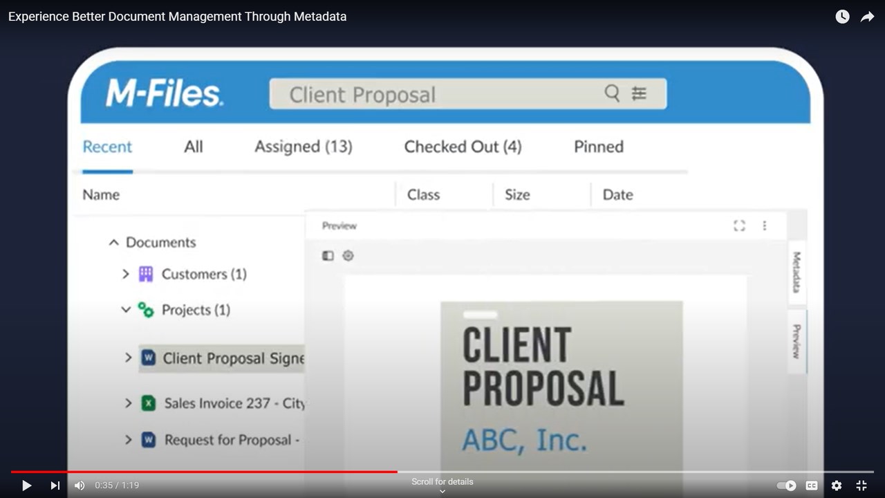 Snapshot 2 of M-Files Platform for Private Offers