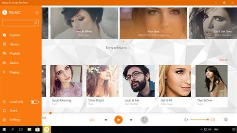 gPlayer for Google Play Music Screenshots 2