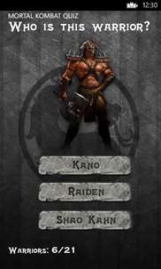 Mortal Kombat Quiz screenshot 2